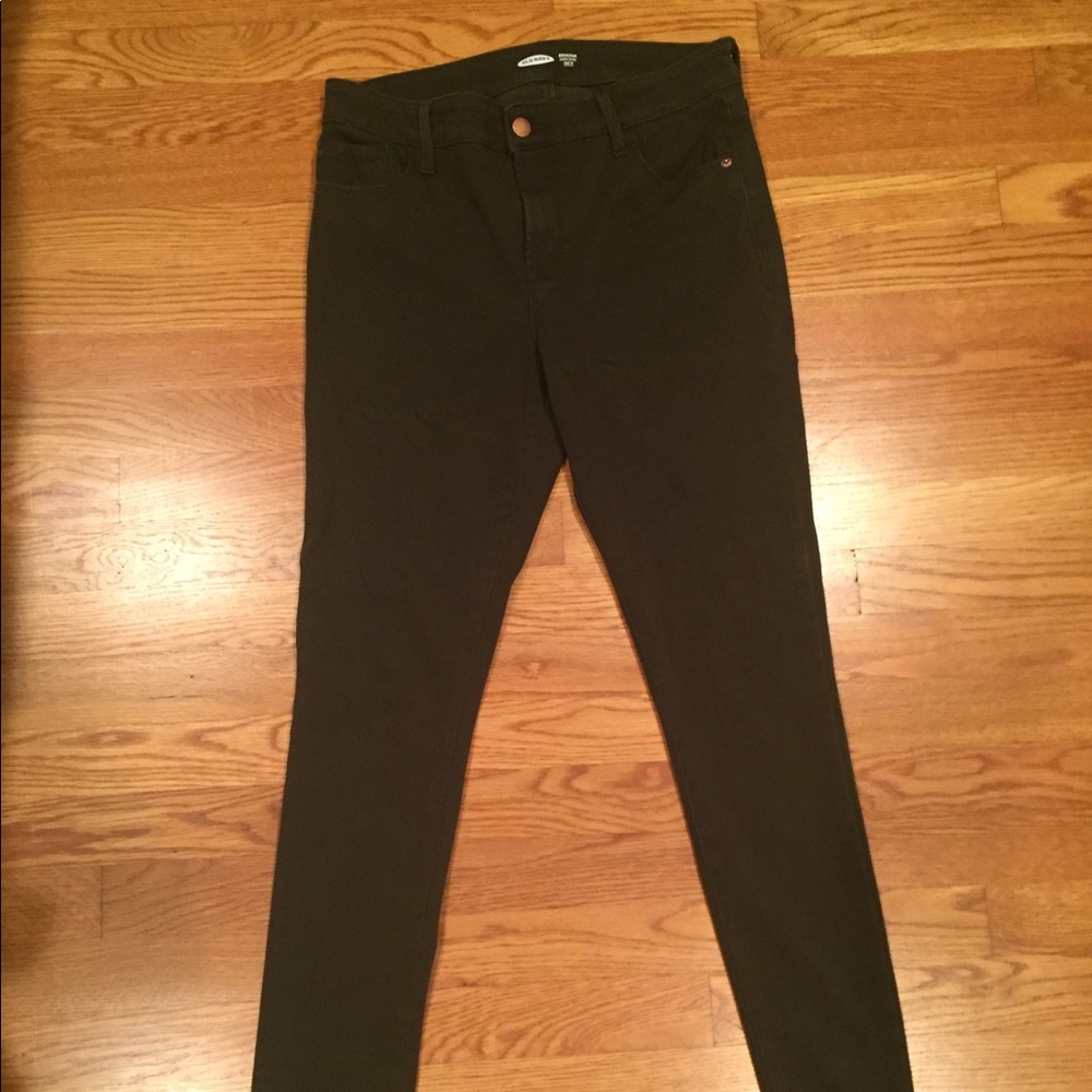Old navy size 10 24/7 Olive jeans